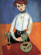 Henri Matisse Girls and tulip painting